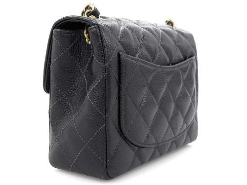 CHANEL Chain Shoulder Bag Mini Matelasse Caviar A35200 France Authentic 4187233 Hot Deal in US.